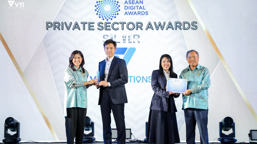 A Vietnamese enterprise’s product wins the silver award in the final round of the ASEAN Digital Awards held in January 2025 in Thailand. (Photo: Organising Board)
