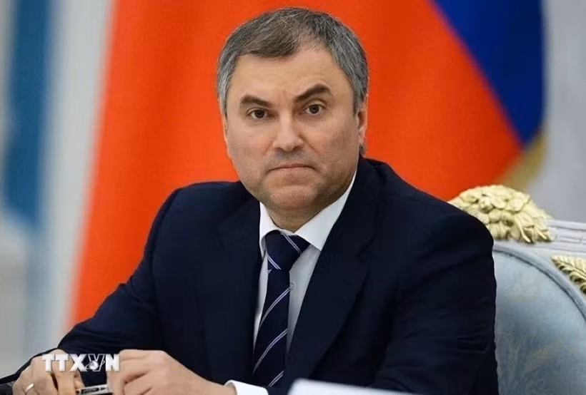 Chairman of the State Duma of the Russian Federal Vyacheslav Volodin will pay an official visit to Vietnam from September 28-29. (Photo: VNA)