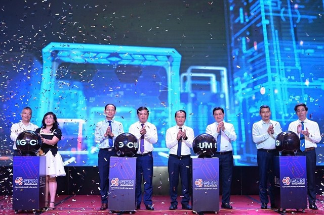At the groundbreaking ceremony (Photo: VNA)