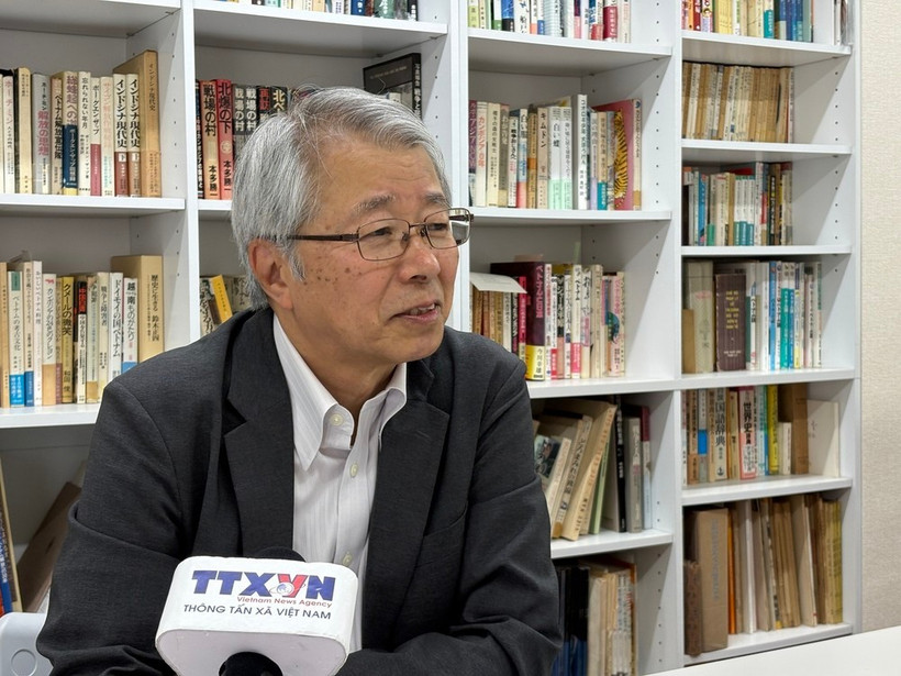 Toshifumi Kitagawa, long-time correspondent in Vietnam for Akahata, the official newspaper of the Japanese Communist Party (Photo: VNA)