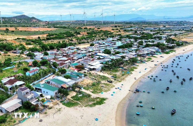An area planned for the construction of the Ninh Thuan 1 Nuclear Power Plant. (Photo: VNA)