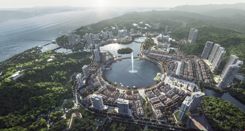 A panoramic perspective of Van Don Integrated Casino & Tourism Complex. (Photo: Sun Group)