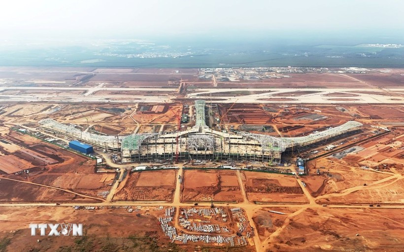 The construction site of Long Thanh International Airport (Photo: VNA)