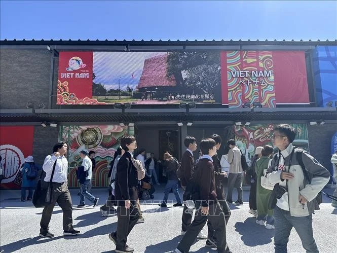 The Vietnam Pavilion at EXPO 2025 Osaka-Kansai. (Photo: VNA)