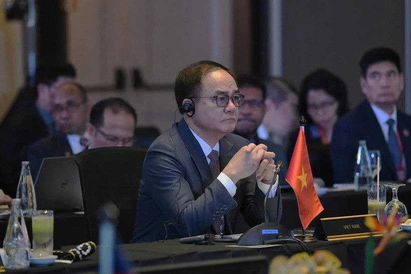 Deputy Minister of Home Affairs Vu Chien Thang attends the event (Photo: VNA)