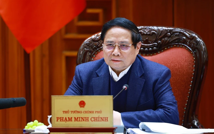 PM Pham Minh Chinh chairs the meeting (Photo: VNA)