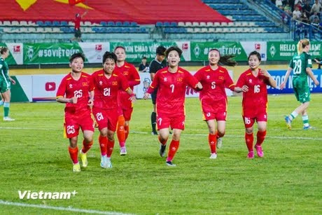 Key targets of Vietnamese women's football include qualification for the 2026 and 2029 AFC Women’s Asian Cups, and the 2031 FIFA Women’s World Cup. (Photo: VNA)