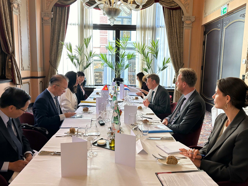 Vietnam and Netherlands hold first deputy-ministerial political consultation on July 11 in The Hague. (Photo: VNA)