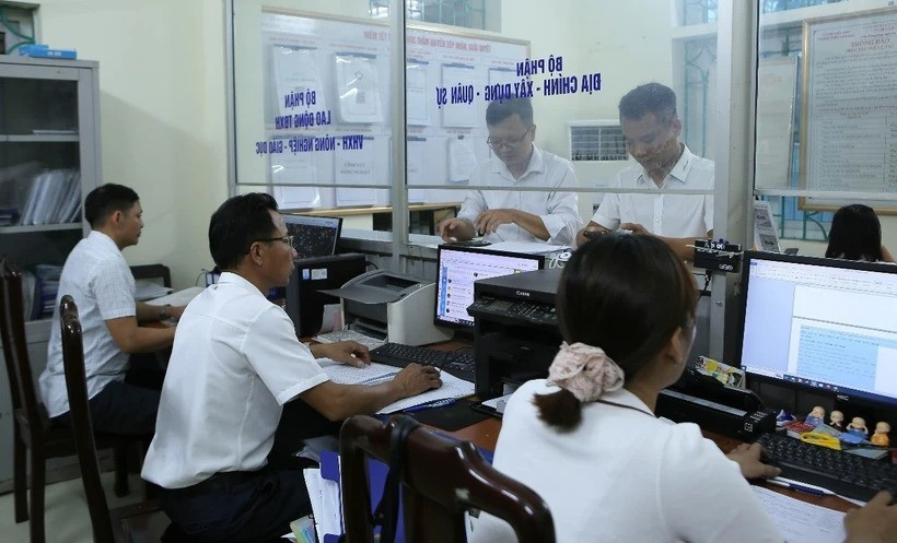 An administrative procedures processing unit in Nam Dinh province (Photo: VNA)