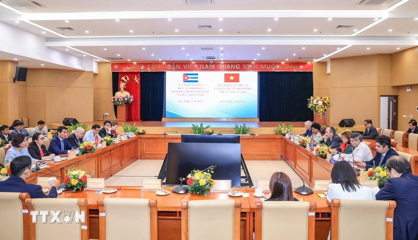 At the 42nd session of the Vietnam–Cuba Intergovernmental Committee on Economic and Scientific–Technical Cooperation. (Photo: VNA)