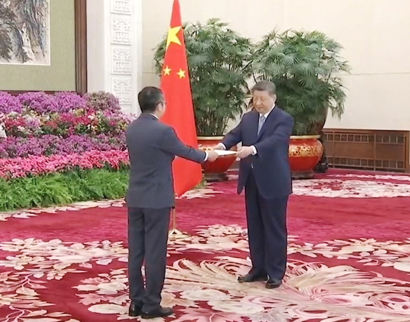 At the credentials presentation ceremony (Photo: VNA)