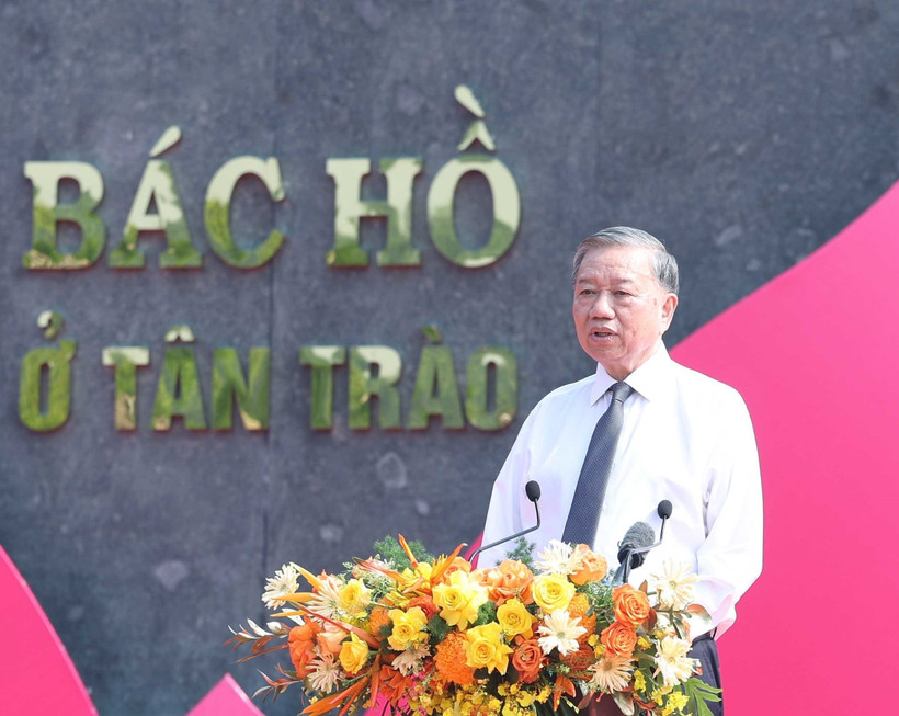 Party General Secretary To Lam speaks at the event (Photo: VNA)