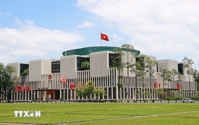 The National Assembly building in Hanoi. (Photo: VNA)