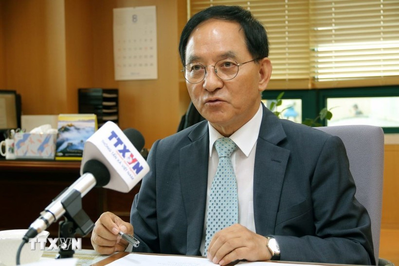Professor Lee Jai Hee, President of the International Graduate School of Language Education (IGSE) in Seoul. (Photo: VNA)