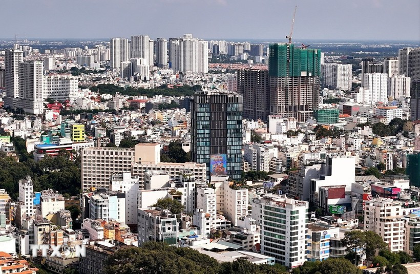 Real estate in downtown Ho Chi Minh City. (Photo: VNA)