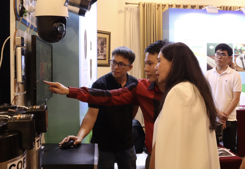 Enterprises introduce technological products at the Ho Chi Minh City - Hyogo Economic Forum 2025. (Photo: VNA)