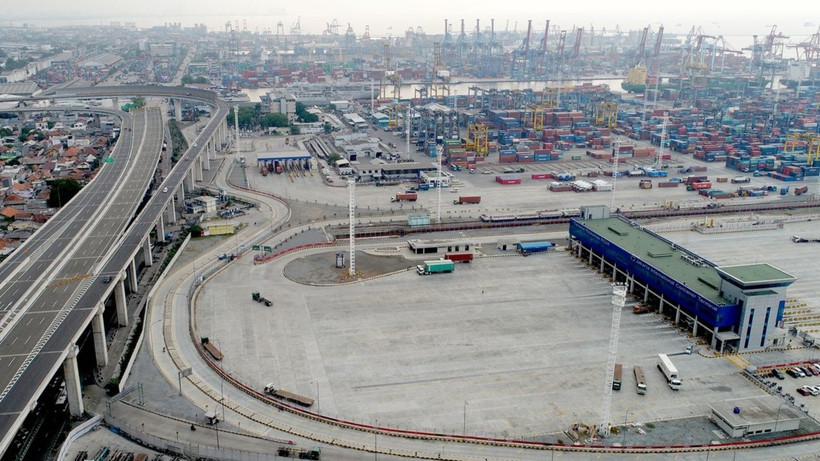 Jakarta International Container Terminal at the Tanjung Priok Port in Jakarta. (Photo: jict.co.id)