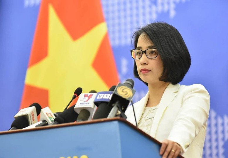 Spokeswoman of the Ministry of Foreign Affairs Pham Thu Hang (Photo: baochinhphu.vn)