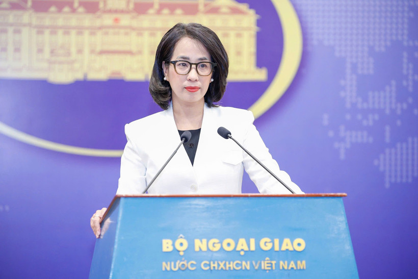 Spokesperson of the Ministry of Foreign Affairs Pham Thu Hang (Photo: VNA)