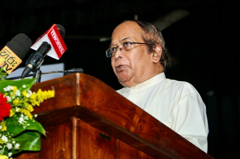 Chairman of the Sri Lanka–Vietnam Solidarity Association Sudasinghe Sugathapala (Photo courtesy of Vietnamese Embassy in Sri Lanka)