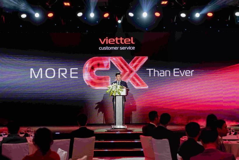 Do Minh Phuong, Deputy General Director of Viettel Group addresses the launching ceremony of Viettel Customer Service Co., Ltd (Photo: Viettel)