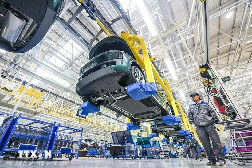 Electrical car production in Thailand. (Photo: Xinhua/VNA)