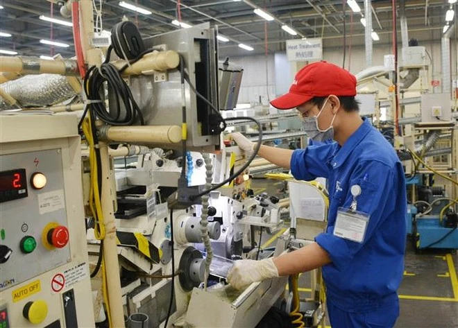 At Linh Trung 1 Industrial Park in Ho Chi Minh City (Photo: VNA)