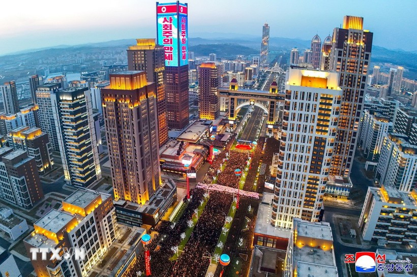 A view of Pyongyang, the capital of the Democratic People’s Republic of Korea. (Photo: KCNA/VNA)