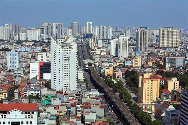 A view of the Hanoi skyline. While rental properties continue to be in demand, there has also been a notable rise in the number of foreigners looking to buy houses. (Photo: VNA)