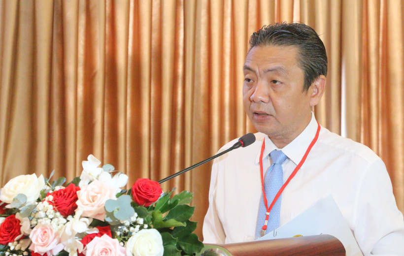 Deputy Minister of Culture, Sports and Tourism Hoang Dao Cuong speaks at the event. (Photo: VNA)