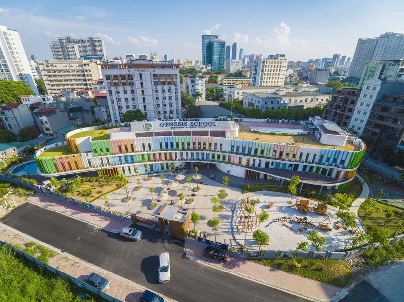 A green certified building in Vietnam. (Photo: afamily.vn)