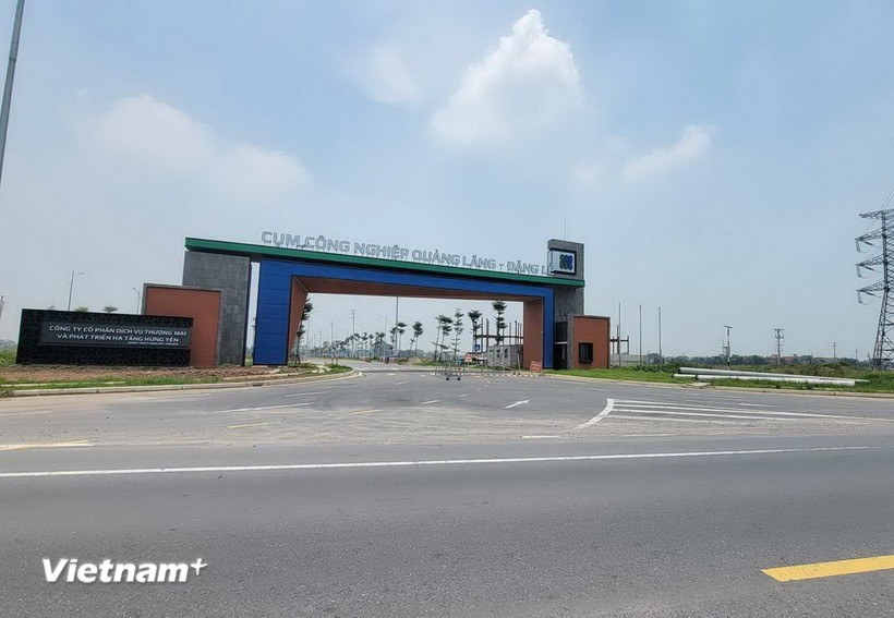 The Quang Lang - Dang Le industrial cluster in Xuan Truc commune, Hung Yen province (Photo: VNA)