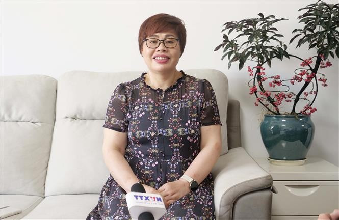 Prof., Dr. Pan Jin’e from the Research Institute of Marxism under the Chinese Academy of Social Sciences. (Photo: VNA)