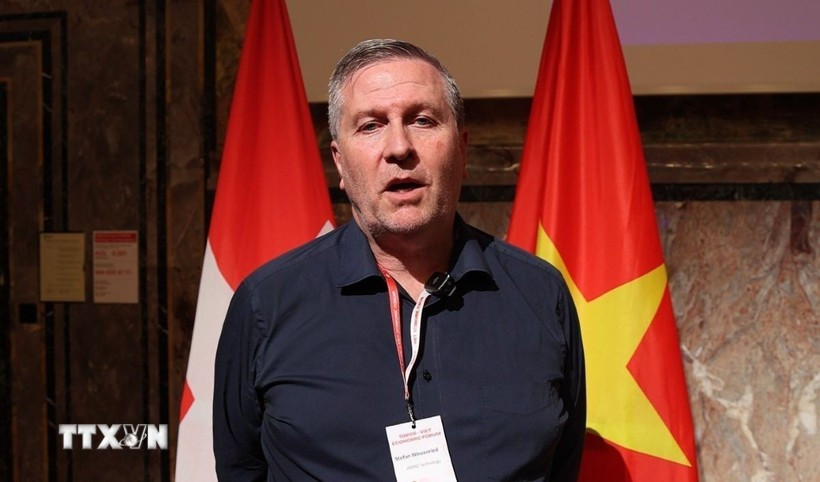 Stefan Winzenried, founder and CEO of JANZZ.technology. (Photo: VNA)