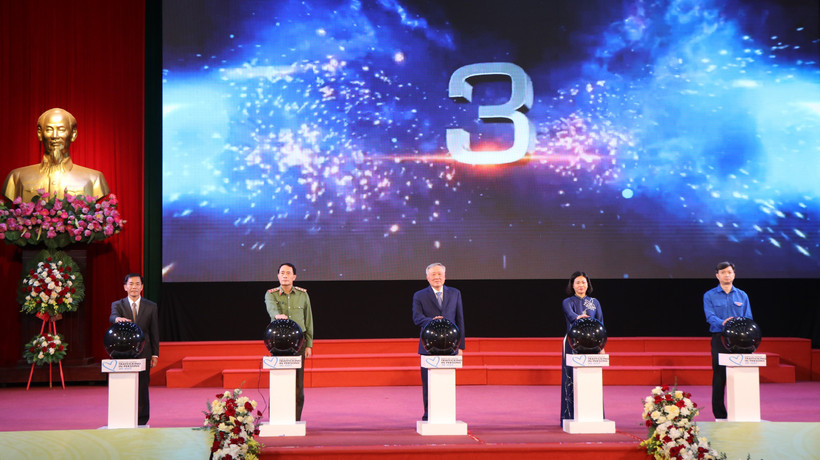 Delegates at the ceremony to launch the nationwide campaign against human trafficking in Hue city on July 31. (Photo: VNA)