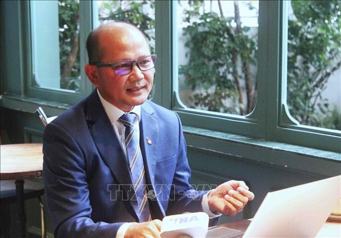 President of the Cambodian Alumni from Vietnam Association (CAVA) Uch Leang (Photo: VNA)