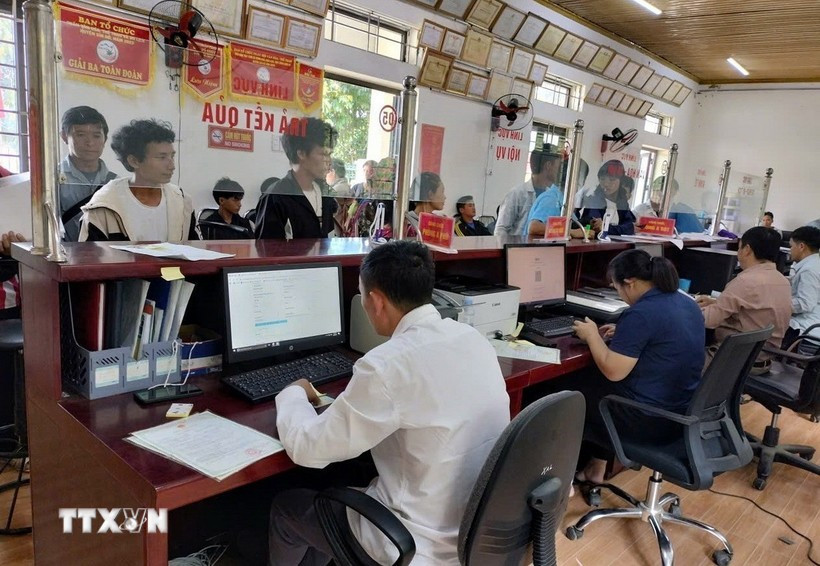 The Public Service Centre of Tua Sin Chai commune in Lai Chau province has efficiently served locals (Photo: VNA)