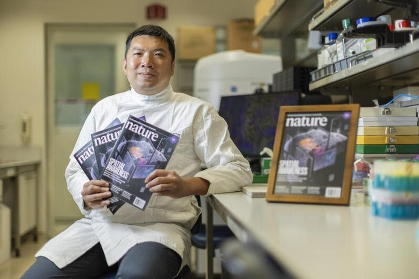 Dr Joe Yeong from the IMCB is a co-author of the study published in the peer-reviewed scientific journal Nature. (Photo: ST/BRIAN TEO)