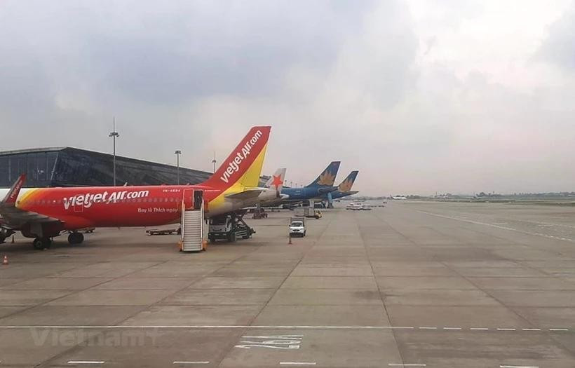 Planes at Noi Bai International Airport. (Photo: VNA)
