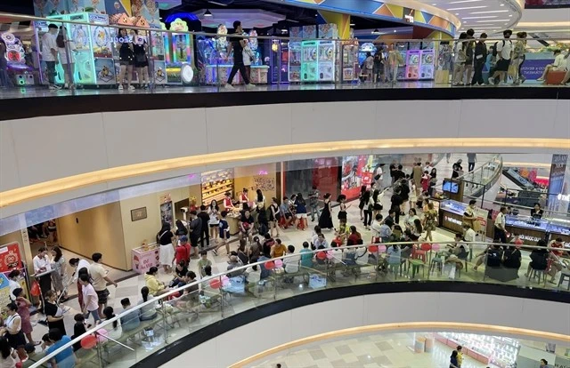 A shopping centre in HCM City. The affordable and mid-range segments will remain pivotal in the city's retail property. (Photo: VNA)