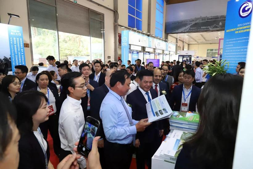 Vietnam Expo is considered a trustworthy destination by trade promotion organisations from many countries and territories around the world. (Photo: VietnamPlus)