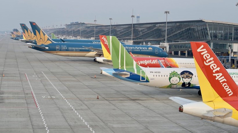 Aircraft at a local airport in Vietnam (Photo: VNA)