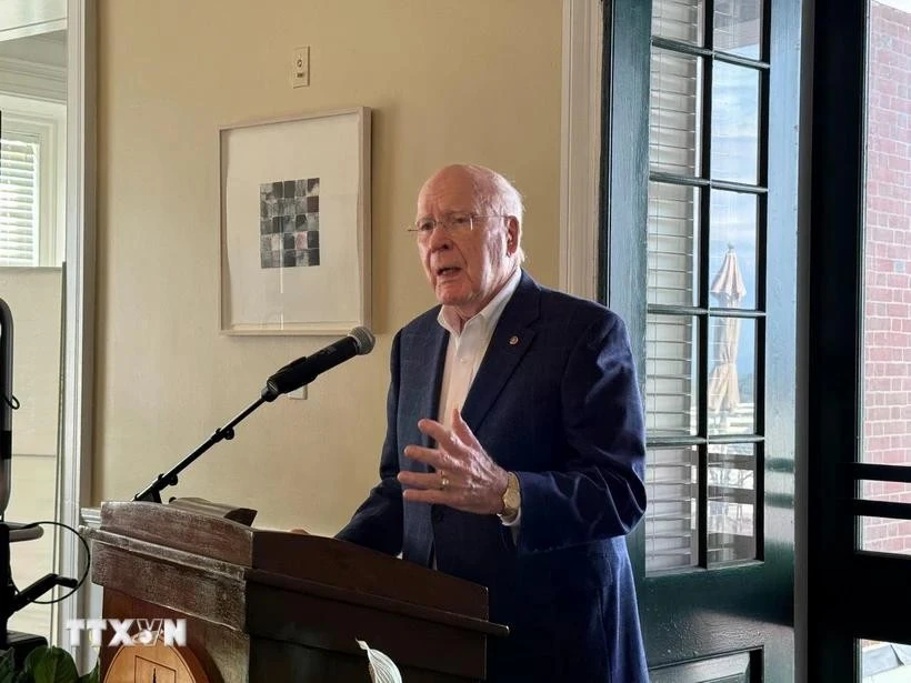 Retired Senator Patrick Leahy, former President Pro Tempore of the US Senate and Chairman of the Senate Appropriations Committee. (Photo: VNA)