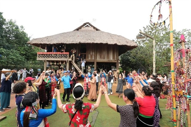 The Vietnam National Village for Ethnic Culture and Tourism will open its doors to visitors for free from September 1-3. (Photo: VNA)