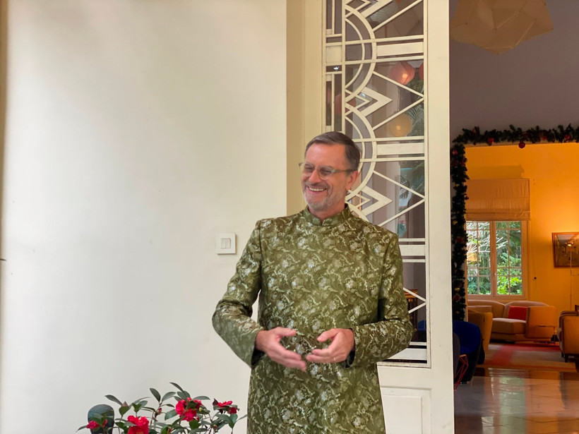 French Ambassador to Vietnam Olivier Brochet (Photo: VNA)