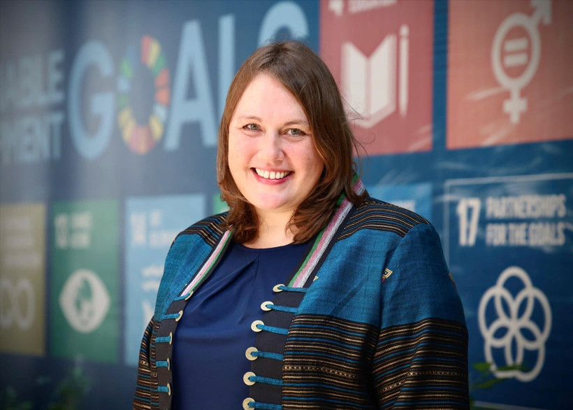 Chief of Mission of the International Organisation for Migration (IOM) in Vietnam Kendra Rinas (Photo: VNA)