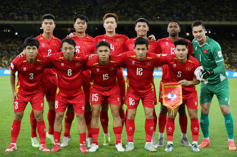 The Vietnamese men's national football team (Photo: VFF)