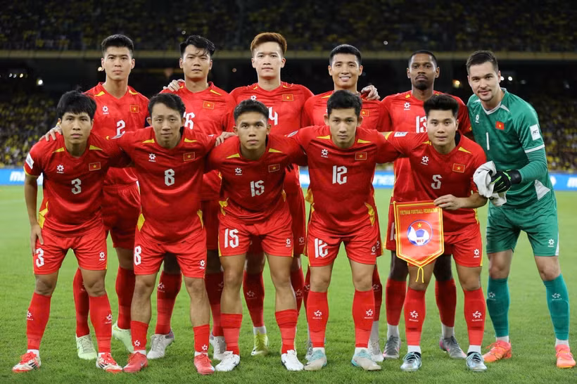 The Vietnamese men's national football team (Photo: VFF)