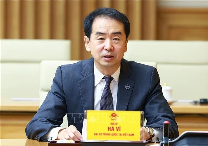 Chinese Ambassador to Vietnam He Wei (Photo: VNA)