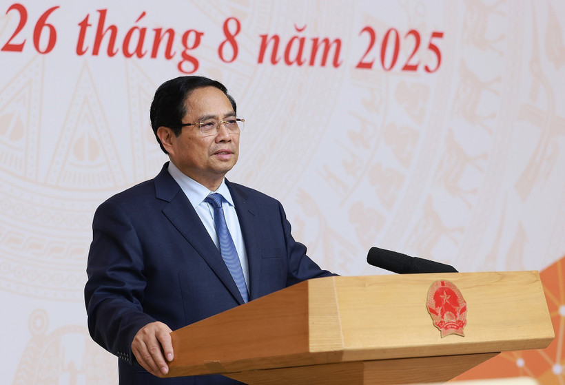 Prime Minister Pham Minh Chinh speaks at the conference. (Photo: VNA)